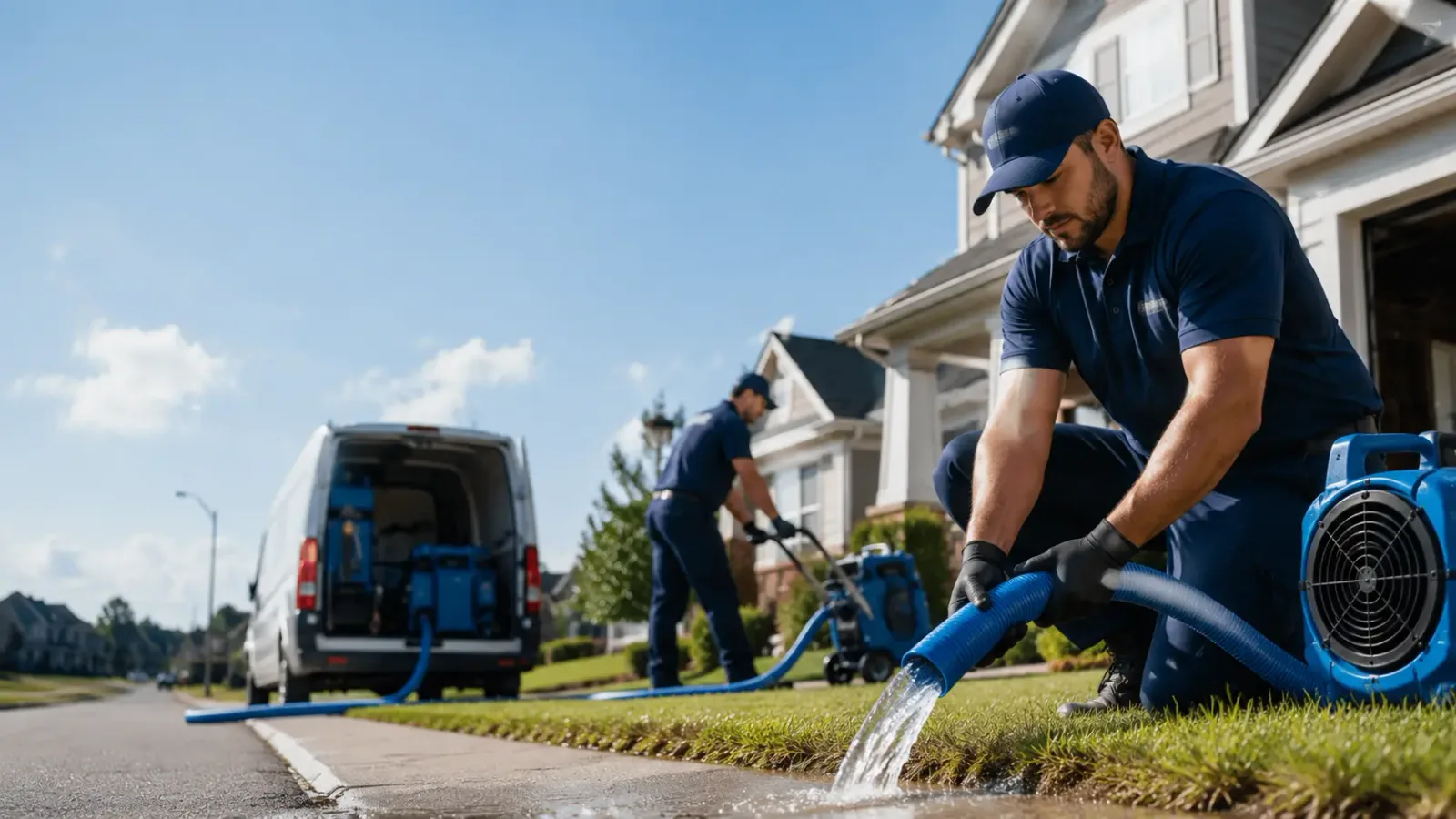 Flood Damage Restoration in Bunker Hill, KS